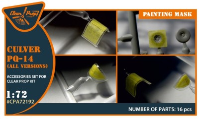Clear Prop CPA72192 Culver PQ-14 (all versions) paint.mask (CLPR) 1/72