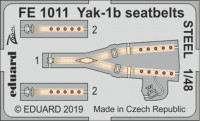 Eduard FE1011 1/48 Yak-1b seatbelts STEEL (ZVE)