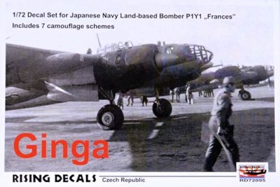Rising Decals 72095 Decal GINGA 'Frances' (7x camo) 1/72