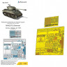 Микродизайн 035437 М4А2(76) "Шерман" фототравление 1/35