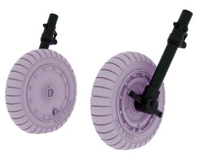 Eduard 648150 Fw 190 wheels late