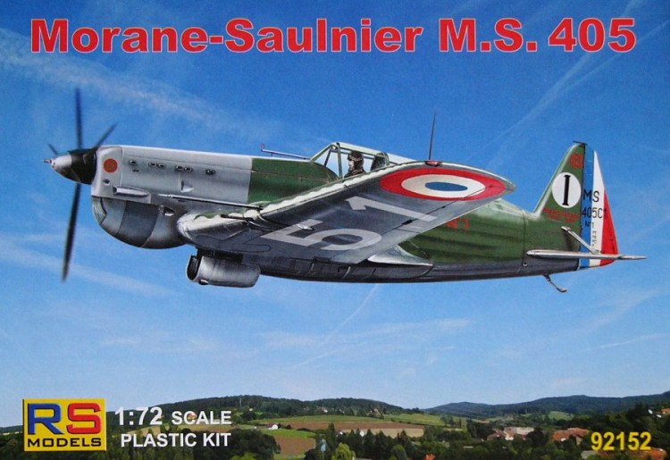 RS Model 92152 Morane Saulnier M.S. 405 (4x camo) 1/72