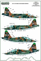 Model Maker Decals D48103 Sukhoi Su-25 30 Years in Bulgarian service 1/48