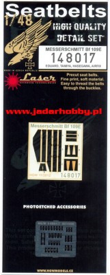 HGW 148017 Messerschmitt Bf 109E - Seatbelts 1/48