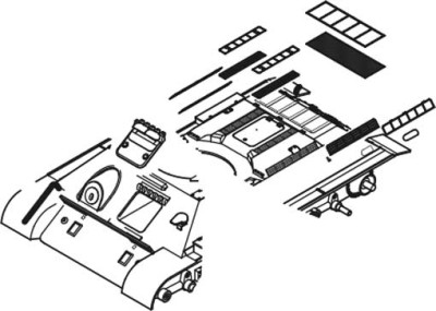 CMK 3058 T-34 - conversion set for TAM (Lybian and CSSR version) 1/35