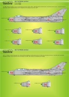 Model Maker Decals D72009A Suhkoi Su-7 in Polish service 1/72