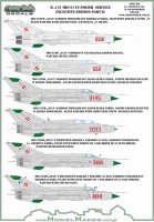 Model Maker Decals D72151 Mikoyan MiG-21 in Polish service exclusive edition part II 1/72