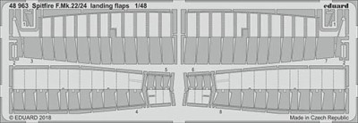 Eduard 48963 Spitfire F.Mk.22/24 landing flaps 1/48