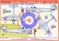 Kora Model NDT32011 Nakajima Ki-43-II Royal Thai AF Part 2 декали 1/32
