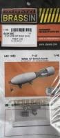 Eduard 6481080 BRASSIN P-40 500lb GP British bomb (EDU) 1/48
