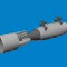 Eduard 6481080 BRASSIN P-40 500lb GP British bomb (EDU) 1/48