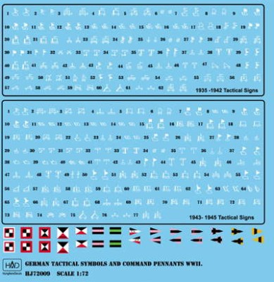 HAD J72009 Decal German Tactical insignias 1/72