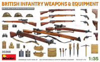 Miniart 35368 Британское пехотное оружие и амуниция WWI-II 1:35
