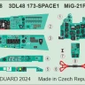 Eduard 3DL48173 MiG-21PFM turquoise SPACE (EDU) 1/48