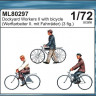 CMK ML80297 Dockyard workers II. with bicycle 1/72