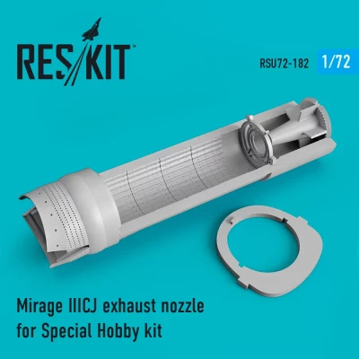 Reskit RSU72-182 Mirage IIICJ exhaust nozzle (SP.HOB.) 1/72