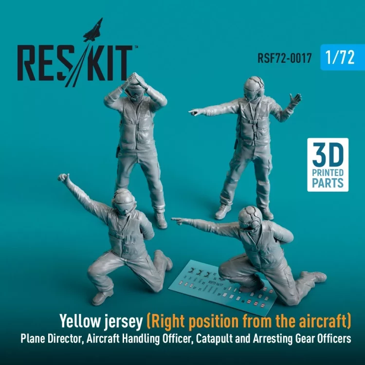Reskit F72017 Yellow jersey Right position (4 fig.) 1/72