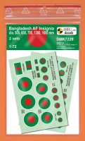 4+ Publications DMK72029 Decals Bangladesh AF Insignia (2 sets) 1/72