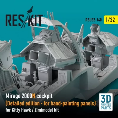 Reskit U32140 Mirage 2000N cockpit Detailed edition (KITTY) 1/32