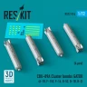 Reskit 72514 CBU-89A cluster bombs GATOR (4 pcs.) 1/72