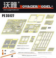 Voyager Model PE35127 Photo Etched set for Tiger I Early Version (For DRAGON 6350) 1/35