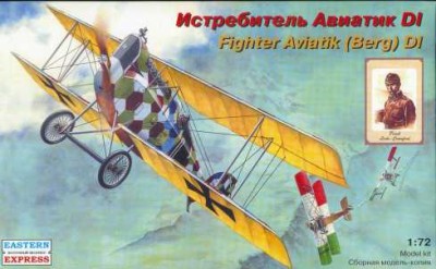 Восточный Экспресс 72165 Самолет Авиатик (Берг) Д- I Истребитель 1-ая М.В. 1/72