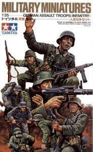 Tamiya 35030 Немецкие пехотинцы в атаке, 8 фигур 1/35