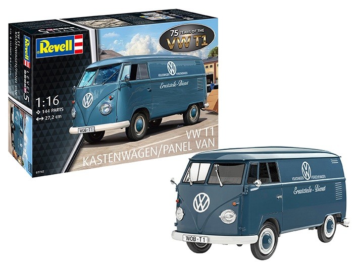 Revell 07742 VW T1 Panel Van - 75 Years of the VW T1 1/16
