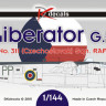 Dk Decals 144001 B-24 Liberator G.R.Mk.VI No.311 Sqn. RAF 1/144