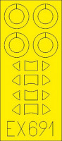 Eduard EX691 Mask 1/48 Tiger Moth (AIRF)