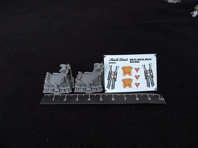 Metallic Details MDR48259 Ejection seat KM-1M x 2 with seatbelts (3d-printed) 1/48