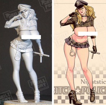 Girls G-12007 Вы арестованы: Miss Police, 90 мм