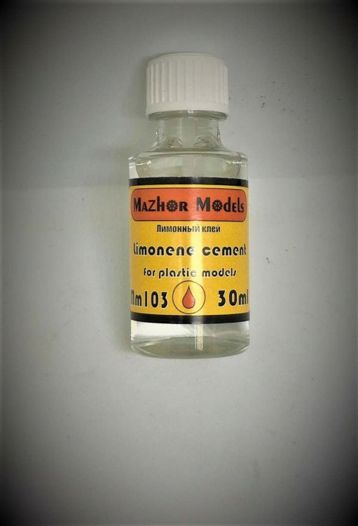 Mazhor Models ММ103 Клей для моделей нетоксичный среднетекучий (limonen cement),30 мл