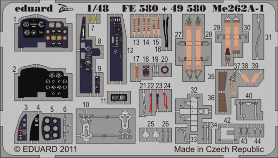 Eduard FE580 Me 262A-1 S.A. (Future release)
