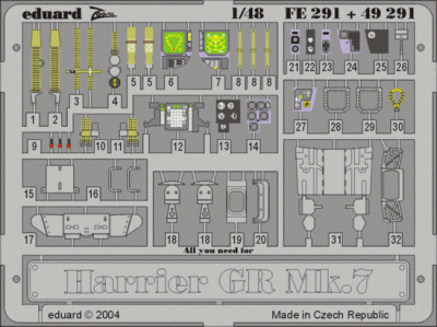 Eduard FE291 Harrier GR Mk.7 HAS