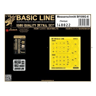HGW 148822 Messerschmitt Bf 109G-6 (TAM) BASIC LINE 1/48