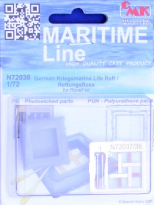CMK N72038 German Kriegsmarine Life Raft (REV) 1/72