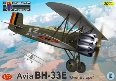 Kovozavody Prostejov 72533 Avia BH-33E 'Over Europe' (3x camo) 1/72