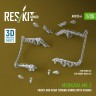 Reskit AVU35006 Merkava Mk.3 front&rear towing horns (MNG/HB) 1/35