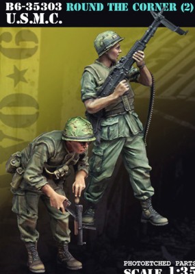 Bravo6 35303 USMC - Round The Corner (2) 1/35