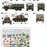 Star Decals 35-C1252 Vietnam 2.V-100 Commando, CMP C15TA, 4WD M151 Mutt, M548 ammo carrier, M577 command post, M35A1 truck and M24 Chaffee in South Vietnamese army, ARVN - Army of the Republic of Vietnam 1/35