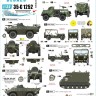 Star Decals 35-C1252 Vietnam 2.V-100 Commando, CMP C15TA, 4WD M151 Mutt, M548 ammo carrier, M577 command post, M35A1 truck and M24 Chaffee in South Vietnamese army, ARVN - Army of the Republic of Vietnam 1/35