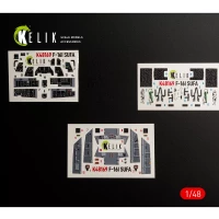 Reskit K48169 F-16I SUFA - interior 3D (GWH) 1/48