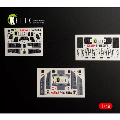 Reskit K48169 F-16I SUFA - interior 3D (GWH) 1/48