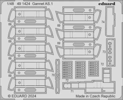 Eduard BIG49407 Gannet AS.1 (AIRF) 1/48