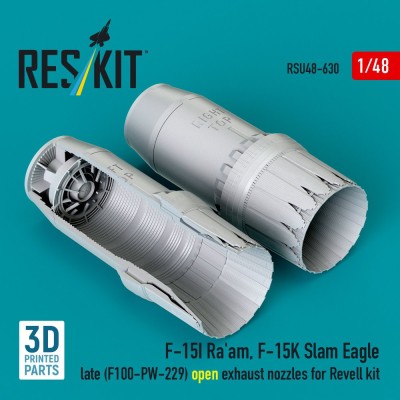 Reskit RSU48-630 F-15I Ra'am/F-15K Slam Eagle late exh.nozzle 1/48