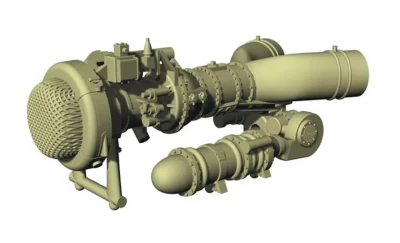 Lf Model 3D7225 Nimbus turboshaft engine (3D-Printed) 1/72
