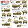 Star Decals 72-A1123 Sd.Kfz.250 'neu' # 2Sd.Kfz.250/1, Sd.Kfz.250/3 and Sd.Kfz.250/7 - Waffen-SS markings.11.SS-Nordland, 12.SS-Hitlerjugend 1/72