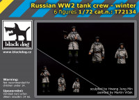 Blackdog G72134 Russian WWII tank crew - winter (6 fig.) 1/72