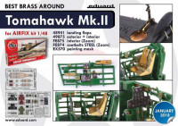 Eduard FE874 Tomahawk Mk.II seatbelts STEEL 1/48